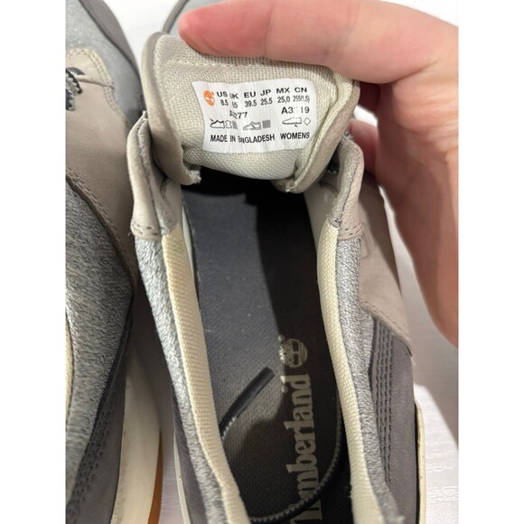 Timberland Shoe Women’s 8.5 Kiri Up Leather Casual Shoes A2277 Gray - Picture 7 of 9